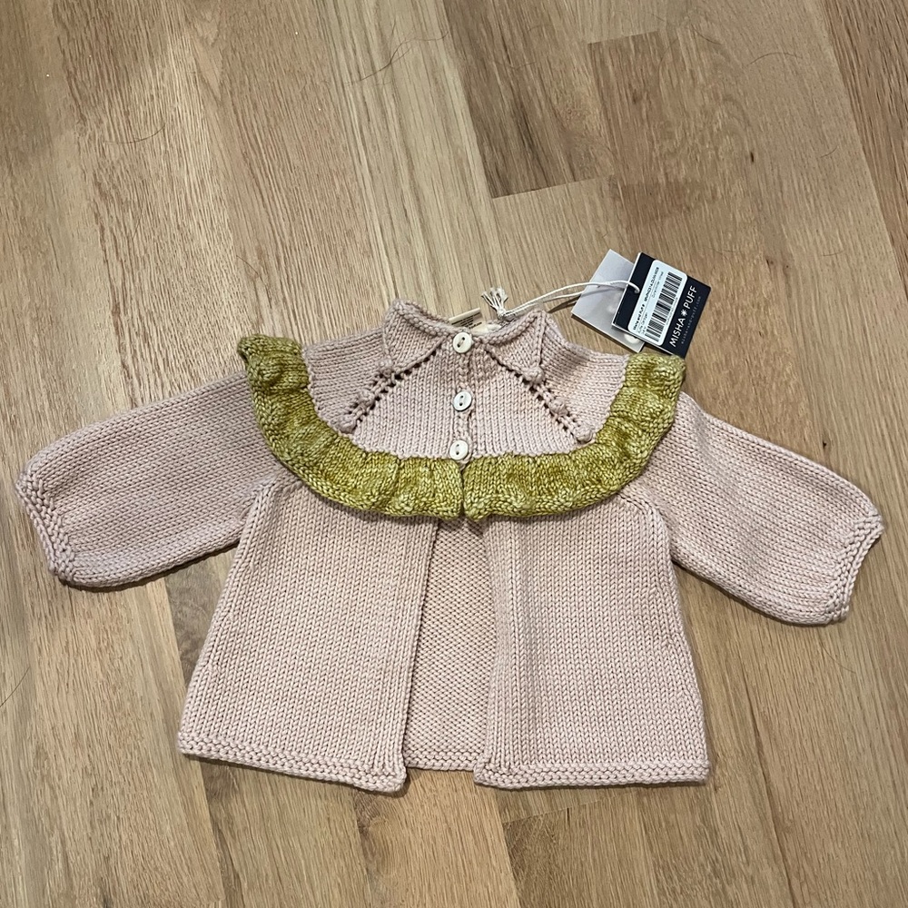 Misha and Puff 0-6 Mo Sweater (NWT)